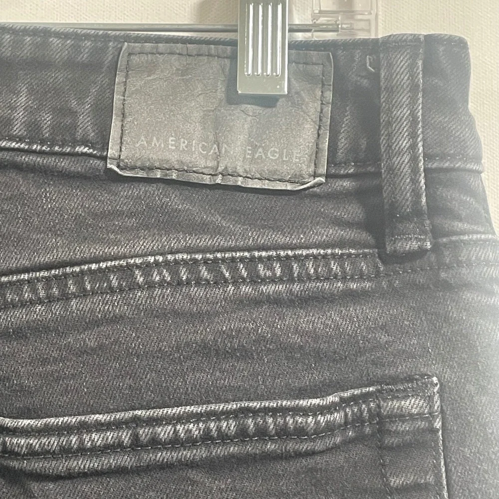 American Eagle Airflex+ Original Bootcut Jeans Mens 32x34 Black Denim Stretch